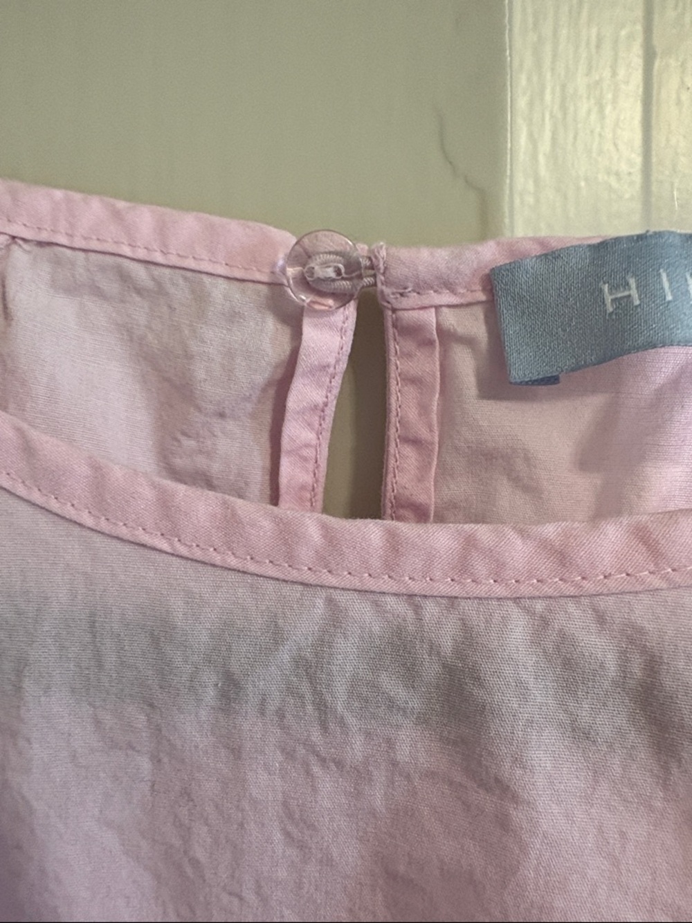 Hill House Ballerina Pink The Francesca Babydoll Top large - Picture 4 of 5